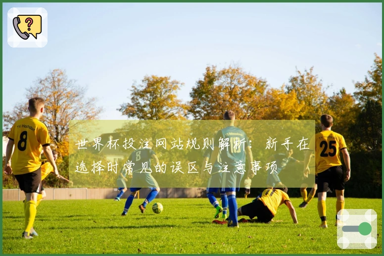 世界杯投注网站规则解析：新手在选择时常见的误区与注意事项