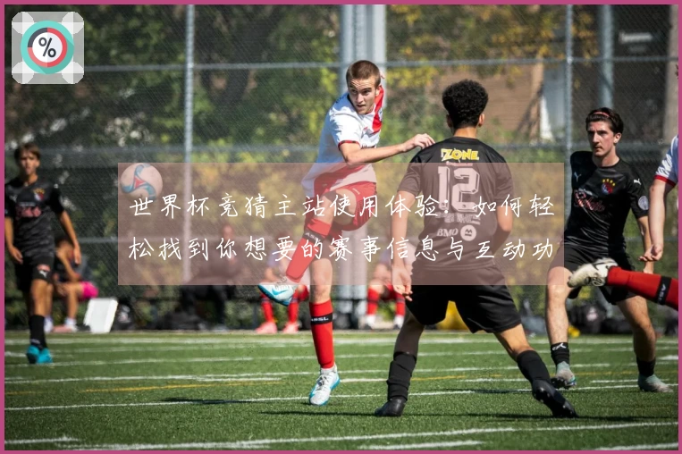 世界杯竞猜主站使用体验:如何轻松找到你想要的赛事信息与互动功能